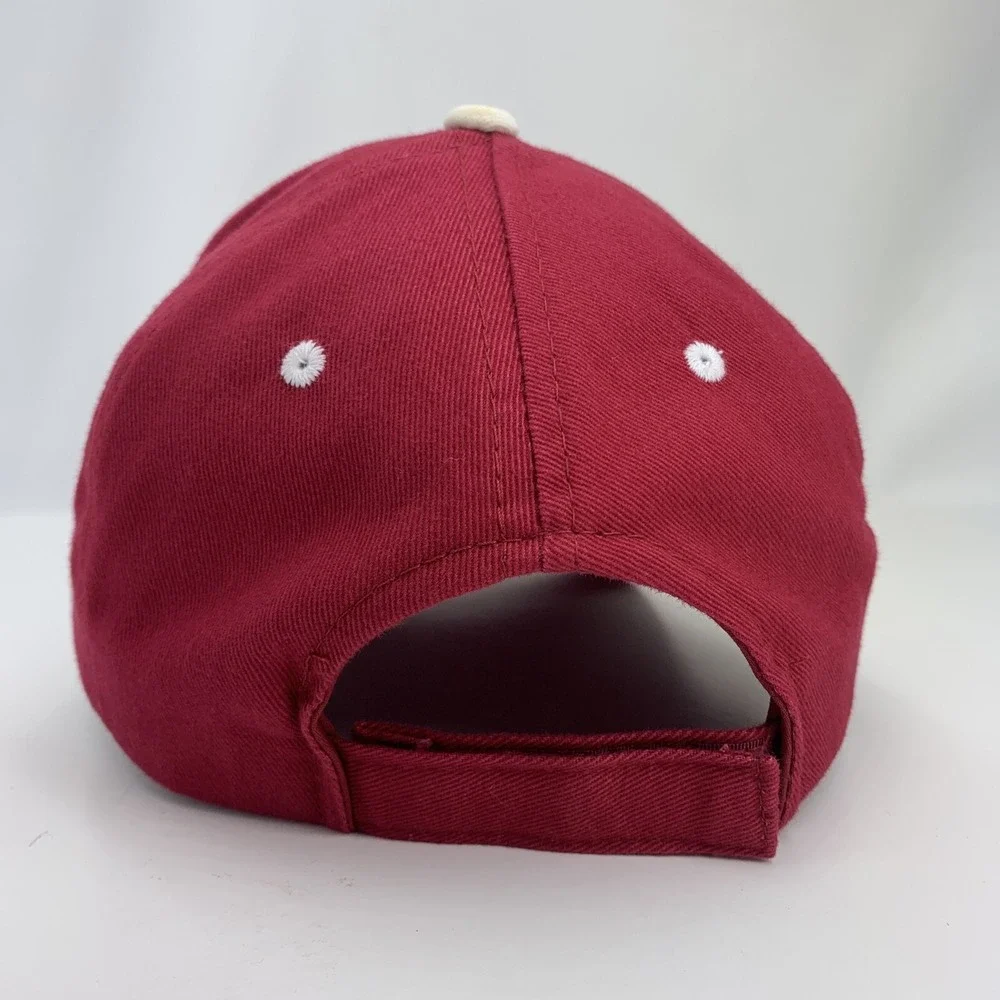 Julian Lumber Co Hat Antlers, OK Red Adjustable OSFM Outdoor Cap